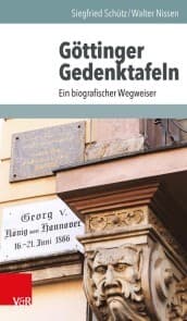 Cover von Göttinger Gedenktafeln