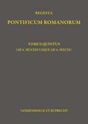 Cover von Regesta Pontificum Romanorum