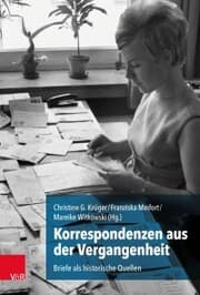 Cover von Korrespondenzen aus der Vergangenheit