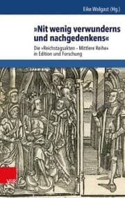 Cover von »Nit wenig verwunderns und nachgedenkens«