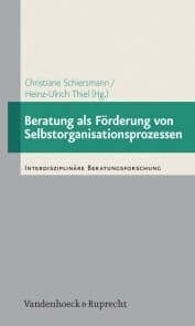 Cover von Beratung als Förderung von Selbstorganisationsprozessen