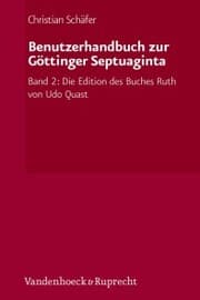 Cover von Benutzerhandbuch zur Göttinger Septuaginta