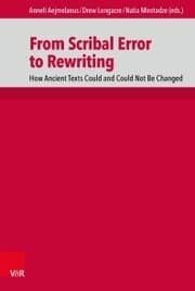 Cover von From Scribal Error to Rewriting