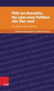 Cover von Philo von Alexandria: Das Leben des Politikers oder Über Josef