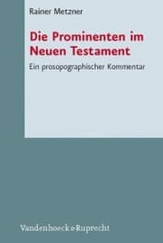 Cover von Die Prominenten im Neuen Testament
