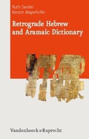 Cover von Retrograde Hebrew and Aramaic Dictionary
