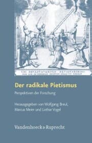 Cover von Der radikale Pietismus