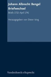 Cover von Johann Albrecht Bengel: Briefwechsel