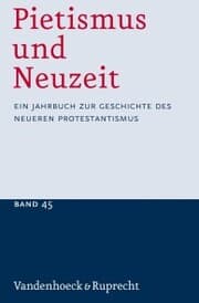 Cover von Pietismus und Neuzeit Band 45 - 2019