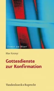 Cover von Gottesdienste zur Konfirmation