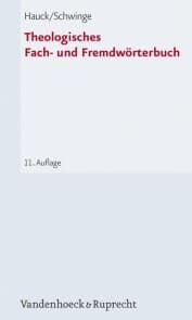 Cover von Theologisches Fach- und Fremdwörterbuch