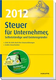 Cover von Steuer 2012 für Unternehmer, Selbstständige und Existenzgründer