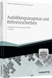 Cover von Ausbildungszeugnisse und Referenzschreiben - mit Arbeitshilfen online