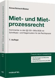 Cover von Miet- und Mietprozessrecht