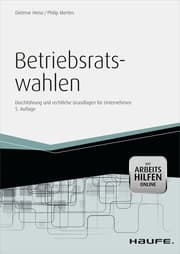 Cover von Betriebsratswahlen - inkl. Arbeitshilfen online