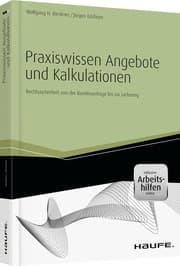 Cover von Praxiswissen Angebote und Kalkulationen