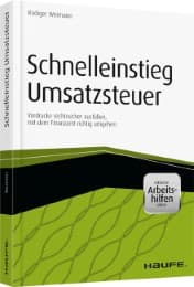 Cover von Schnelleinstieg Umsatzsteuer - inkl. Arbeitshilfen online