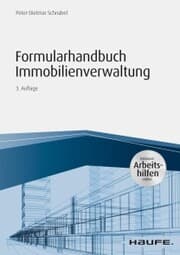 Cover von Formularhandbuch Immobilienverwaltung - inkl. Arbeitshilfen online