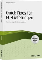 Cover von Quick Fixes für EU-Lieferungen