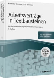 Cover von Arbeitsverträge in Textbausteinen