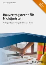 Cover von Bauvertragsrecht für Nichtjuristen
