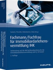 Cover von Fachmann/Fachfrau für Immobiliardarlehensvermittlung IHK