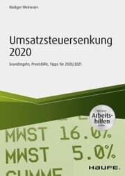 Cover von Umsatzsteuersenkung 2020 - inkl. Arbeitshilfen online