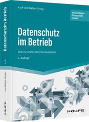 Cover von Datenschutz im Betrieb - Die DS-GVO in der Personalarbeit