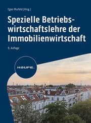 Cover von Spezielle Betriebswirtschaftslehre der Immobilienwirtschaft
