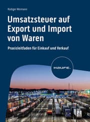 Cover von Umsatzsteuer auf Export und Import von Waren