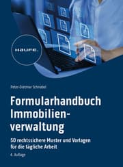 Cover von Formularhandbuch Immobilienverwaltung