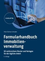Cover von Formularhandbuch Immobilienverwaltung