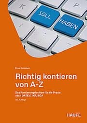 Cover von Richtig kontieren von A-Z