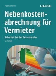 Cover von Nebenkostenabrechnung für Vermieter