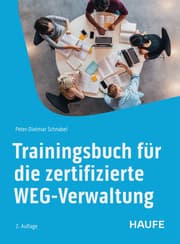 Cover von Trainingsbuch für die zertifizierte WEG-Verwaltung