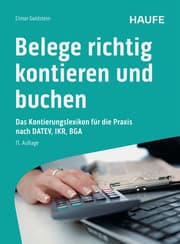 Cover von Belege richtig kontieren und buchen