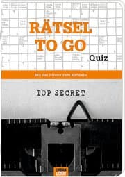 Cover von Rätselheft - Rätsel to go - Edition Quiz