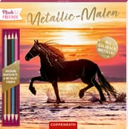 Cover von Metallic-Malen - Pferde-Freunde