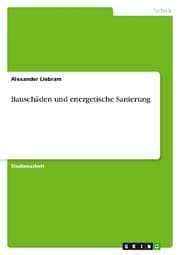 Cover von Bauschäden und energetische Sanierung