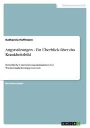 Cover von Angststörungen - Ein Überblick über das Krankheitsbild