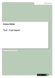 Cover von Tod - Und dann?
