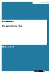 Cover von Die griechische Stoa