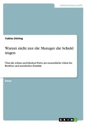 Cover von Warum nicht nur die Manager die Schuld tragen