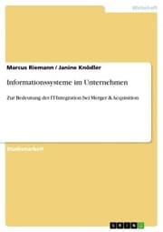 Cover von Informationssysteme im Unternehmen