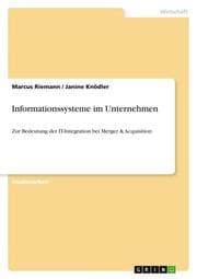 Cover von Informationssysteme im Unternehmen
