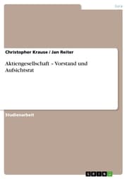 Cover von Aktiengesellschaft - Vorstand und Aufsichtsrat