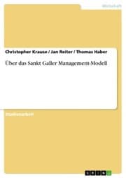 Cover von Über das Sankt Galler Management-Modell
