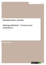 Cover von Aktiengesellschaft - Vorstand und Aufsichtsrat