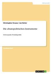Cover von Die absatzpolitischen Instrumente
