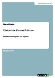 Cover von Dialektik in Platons Philebos